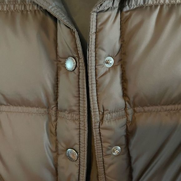 Lands’ End Puffer Down Vest | SZ XS | Brown - Picture 6 of 11